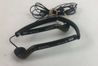 Vintage Sony Mdr - A12l Folding Stereo Headphones For Walkman