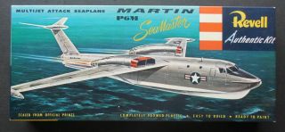 1956 Issue Martin P - 6m Seamaster 1/136 Revell " S " Kit H244 Vintage Kit