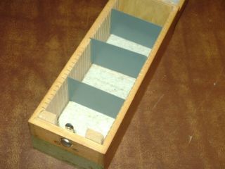 Vintage Wooden KODASLIDE Sequence File Box Eastman KODAK Company USA 4