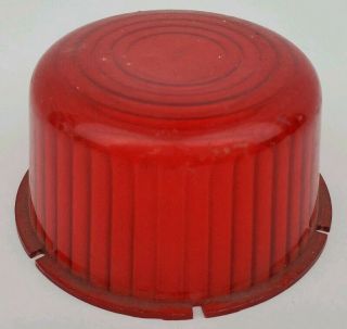 Vintage Ambulance Police Fire Truck Red Emergency Vehicle Beacon Light Lens