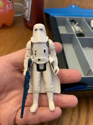 Vintage Star Wars Imperial Stormtrooper (hoth Battle Gear) Complete Snowtrooper