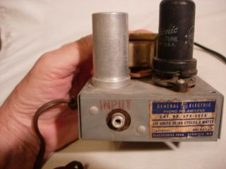 Vintage Ge General Electric Tube Phono Pre - Amplifier - - Old Mono Pre - Amp - -