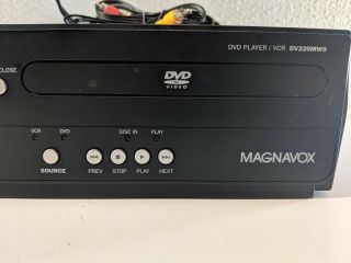 Magnavox DVD & VCR Combo DVD Player / 4 HEAD VHS VCR Recorder DV220MW9 4