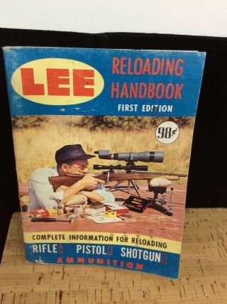 Vintage Lee Reloading Handbook First Edition Paperback