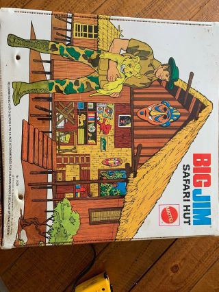 Vintage Big Jim Safari Hut By Mattel
