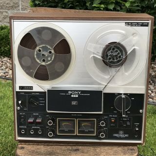 Vintage Sony Reel To Reel Tape Player No.  27965 Model Tc377