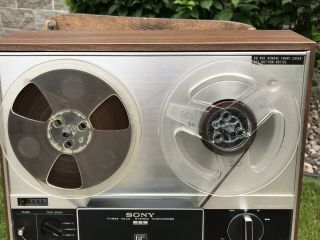 Vintage Sony Reel to Reel Tape Player No.  27965 Model TC377 2