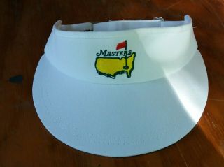 Vintage Masters American Needle Golf Visor; White;