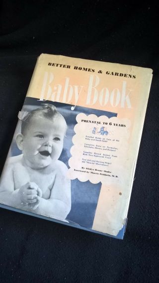 Better Homes And Gardens Baby Book,  Hardcover,  Vintage 1943 Prenantal To 6 Years