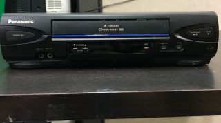 Panasonic Pv - V4022 Hi - Fi Stereo 4 Head Vcr Player/recorder No Remote
