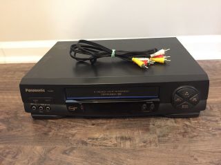 Panasonic Pv - 9451 Vcr Vhs Player/recorder With 4 Head Hi - Fi Stereo
