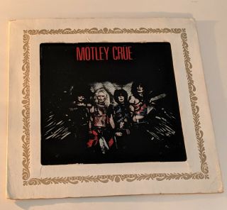 Vintage 1985 Motley Crue Carnival Glass Mirror Co.  Too Young To Fall In Love
