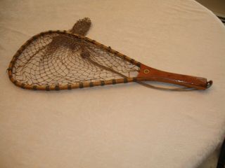 Vintage Jc Higgins Sears Roebuck Wooden Fly Fishing Net