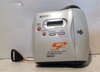 Vintage Sony NetMD SportsWalkman MZ - S1 Portable Minidisc Player Recorder 2