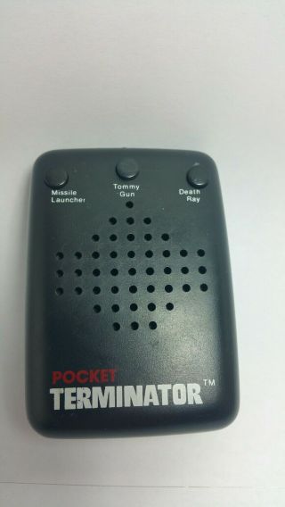 Vintage Pocket Terminator Sounds Effect Maker W/ Clip 3 Sounds