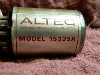 Altec 15335a Bridging Matching Input Transformer