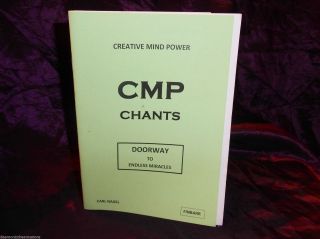 Creative Mind Power Chants Carl Nagel Finbarr Occult Grimoire Witchcraft Magick