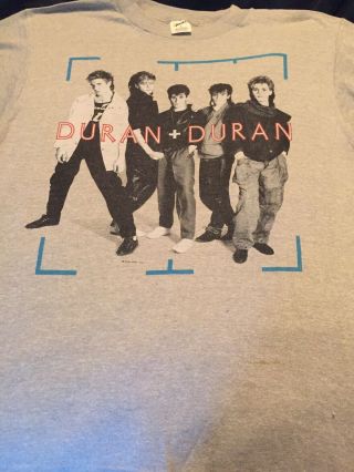Vintage Duran Duran Concert Shirt Featuring The Wild Boys From 1984 Size Large