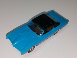 Vintage Ho Slot Car 1968/69 Pontiac Gto Blue