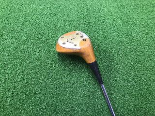 Vintage Toney Penna Tp Persimmon Driver Right Handed Rh Steel Stiff
