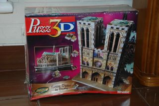 Vintage Toys Wrebbit Puzzle 3d Notre Dame De Paris