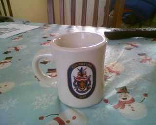 Vintage USS SHILOH CG 67 GUIDED MISSILE DESTROYER COFFEE MUG 3