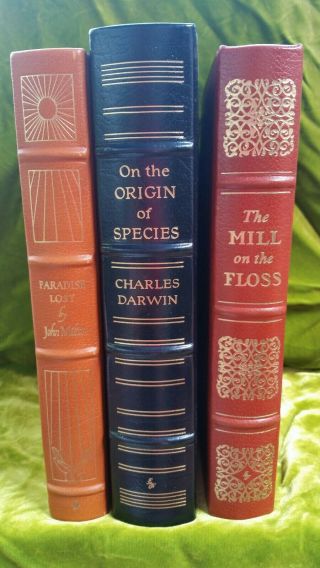 3 Easton Press Leather Gold Trim Books The Mill On The Floss George Eliot