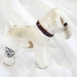 Vintage Delee Art Terrier Dog Figurine - California Pottery
