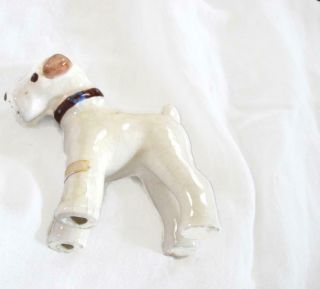 Vintage Delee Art Terrier Dog Figurine - California Pottery 3