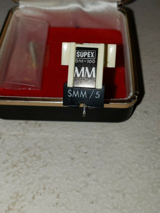 SUPEX SM - 100 MKII MM Cartridge & Stylus with Case 4