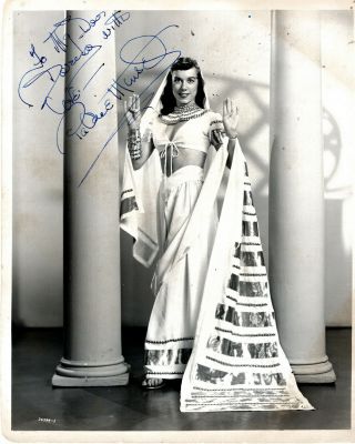 American Opera Singer & Actress Patrice Munsel,  Signed Vintage Studio Photo.