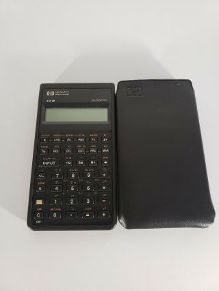 Hp 10b Scientific Business Financial Calculator With Case - Vintage