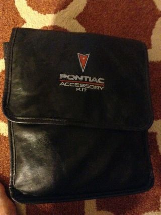Vintage Pontiac Accessory Kit / Roadside Trunk Kit - Bag,  Hose,  Light,  First Aid