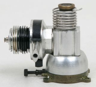 Vtg Cox.  049 Engine Thimble - Drome W Muffler & Propellor Starter Spring