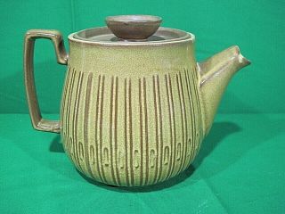 Red Wing Stoneware Pottery Teapot Vintage Mid Century