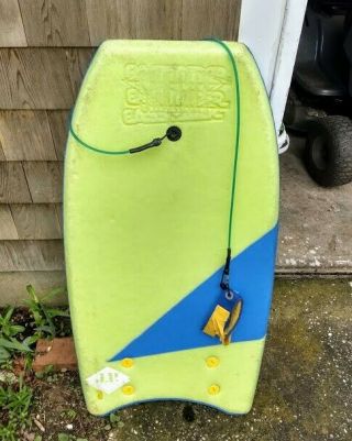 Vintage Morey Boogie Board Body Board Surf With Fins