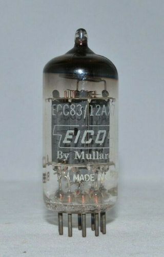Eico Mullard Ecc83 12ax7 Vacuum Tube Great Britain 9