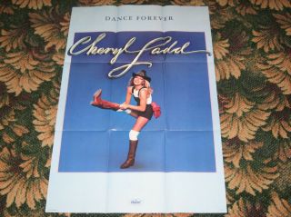 1979 Vintage Cheryl Ladd Dance Forever Lp Promo Poster Charlie 