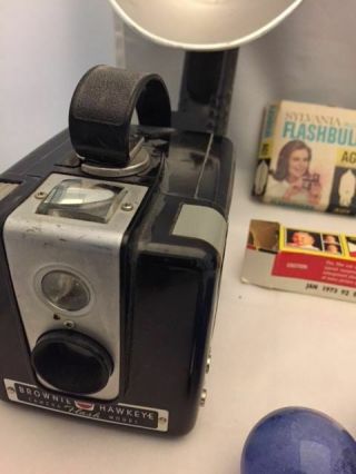 Vintage Brownie Hawkeye And Poloroid 100 Land Camera With Bag