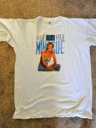 Kylie Minogue T Shirt Vintage Collectors Item Heat Transfer Print It 