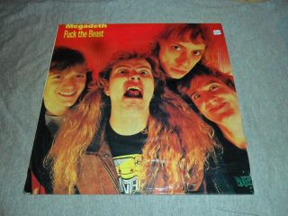 Lp/ Vintage Megadeth F $k Like A Beast Live Hammersmith Odeon March 6 1987