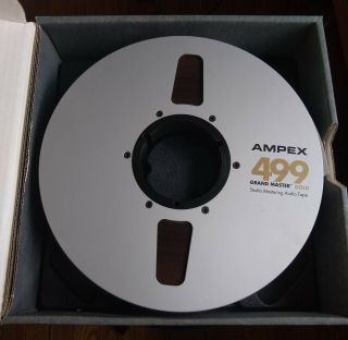 Quantegy 499 Grand Master Gold 2 " Studio Mastering Audio Tape Ampex Basf Rmgi