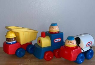 Vintage Little Tikes Toddle Tots,  Trucks,  Train
