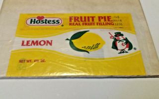 Vintage Hostess Lemon Fruit Pie Packaging - Magician Wrapper
