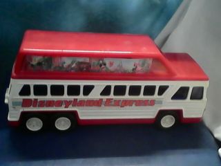 Vintage Illco Disneyland Express Musical Bus Disney Donald Duck Mickey Mouse