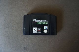 Wrestlemania 2000 Nintendo Vintage Authentic Nes 64 Game