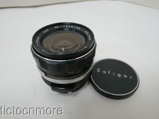 Vintage Soligor Wide - Auto Camera Lens 1:2.  8 F=28mm No.  17558706