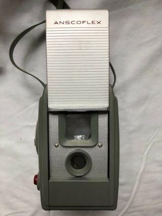Vintage Ansco Anscoflex Camera And Case