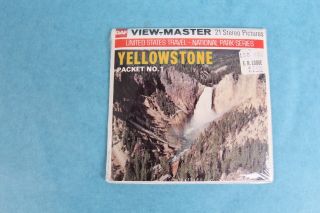 Vintage View - Master 3d Reel Packet H66 Yellowstone Park No.  3 Mint/sealed