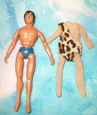 Vintage Mego Tarzan Figure Includes Head,  Type 2 Body,  And Suit All 1970s